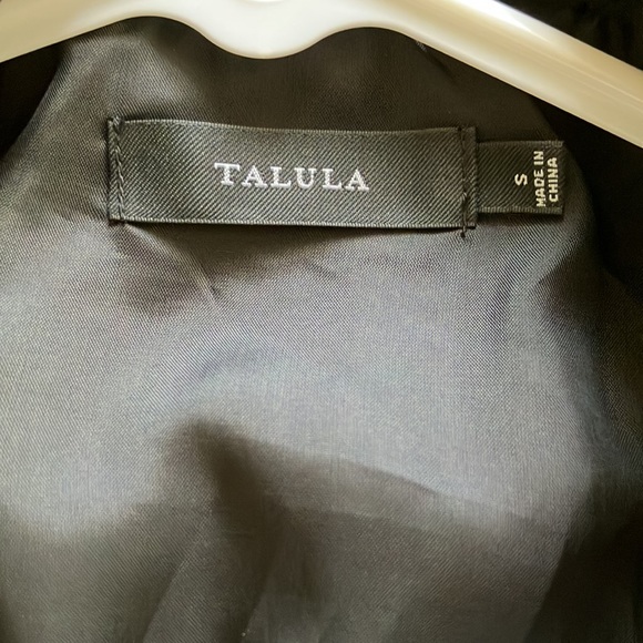 Aritzia black faux suede belted moto jacket NWOT - Picture 6 of 8